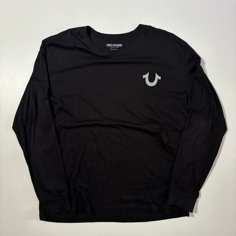 Black True Religion Long Sleeve T-Shirt - L
